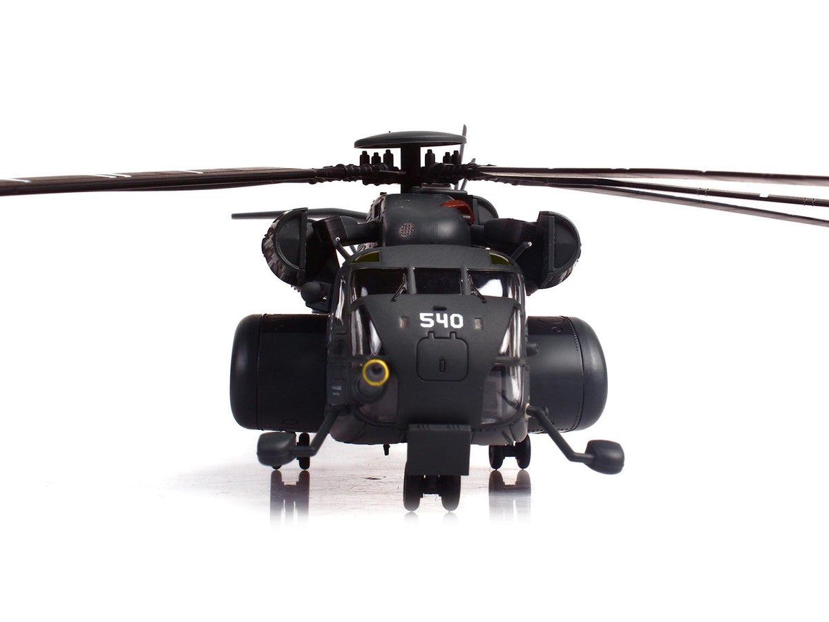Sikorsky MH-53E Sea Dragon Helicopter "United States Navy Vanguard Tail Number 540" Dark Gray 1/72 Diecast Model by Panzerkampf-0