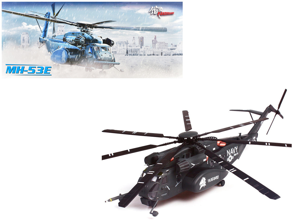 Sikorsky MH-53E Sea Dragon Helicopter "United States Navy Vanguard Tail Number 540" Dark Gray 1/72 Diecast Model by Panzerkampf-4