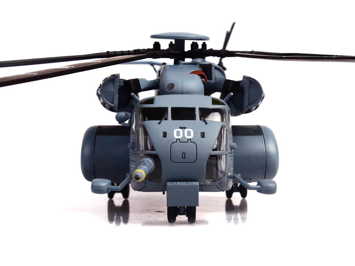 Sikorsky MH-53E Sea Dragon Helicopter "United States Navy Black Stallions Tail Number 00" Light Gray 1/72 Diecast Model by Panzerkampf Panzerkampf