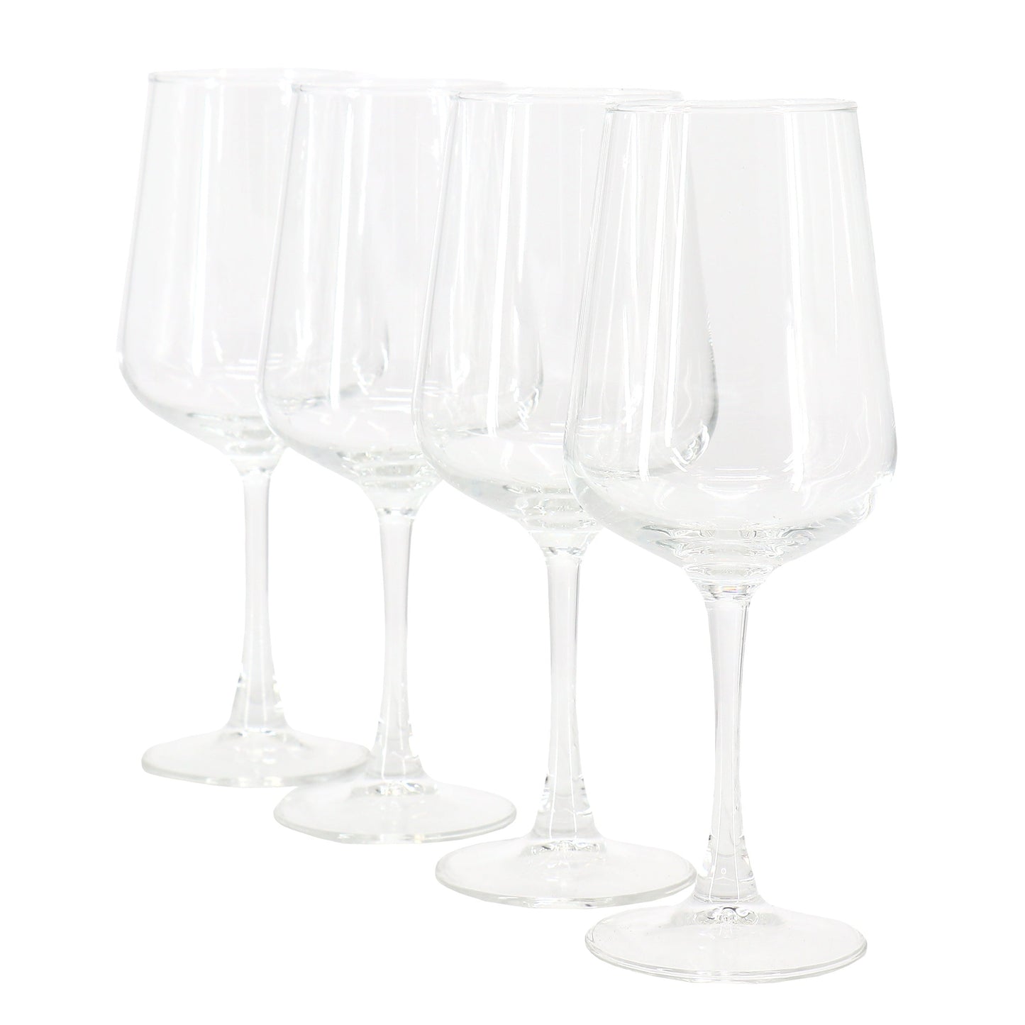 Gibson Home Belinni 4 Piece 15.4 Ounce Classic Wine Glass Set W2B