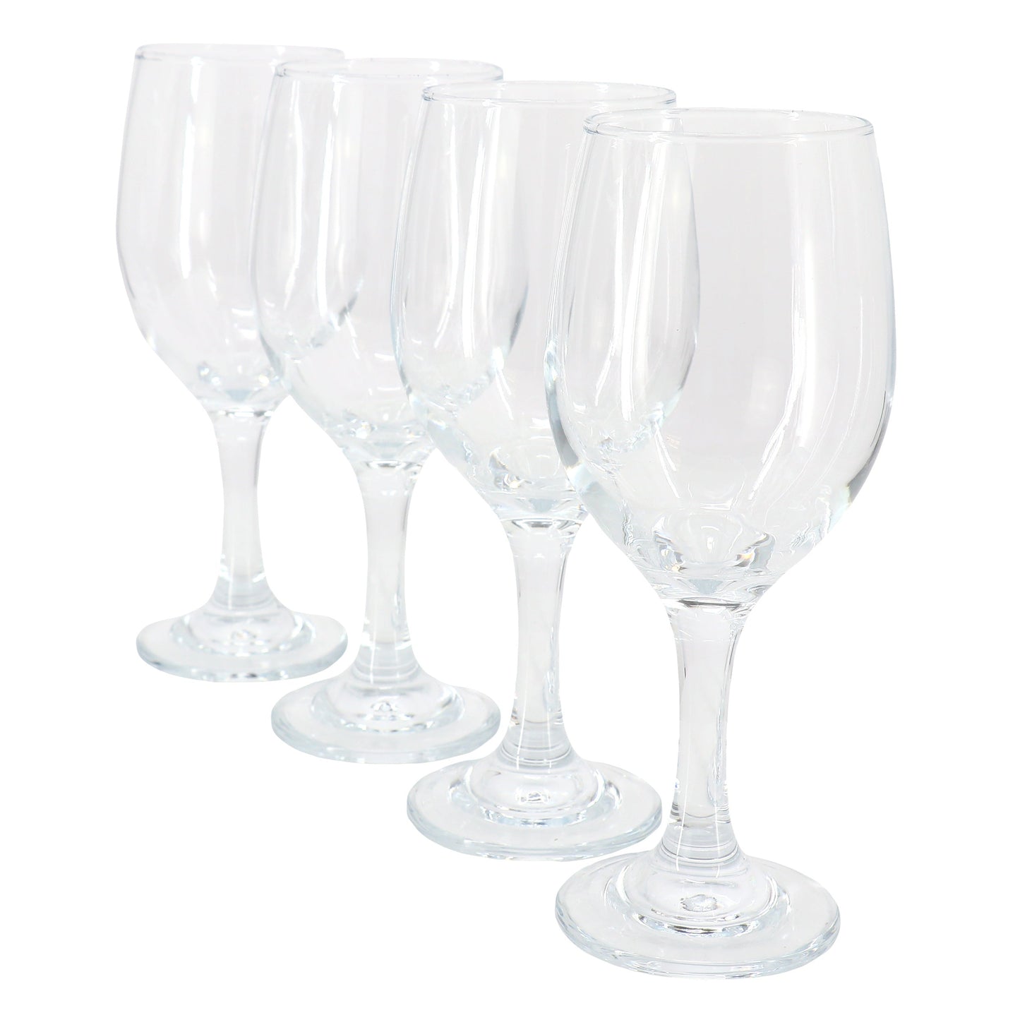 Gibson Home Belinni 4 Piece 14.2 Ounce Classic Wine Glass Set W2B