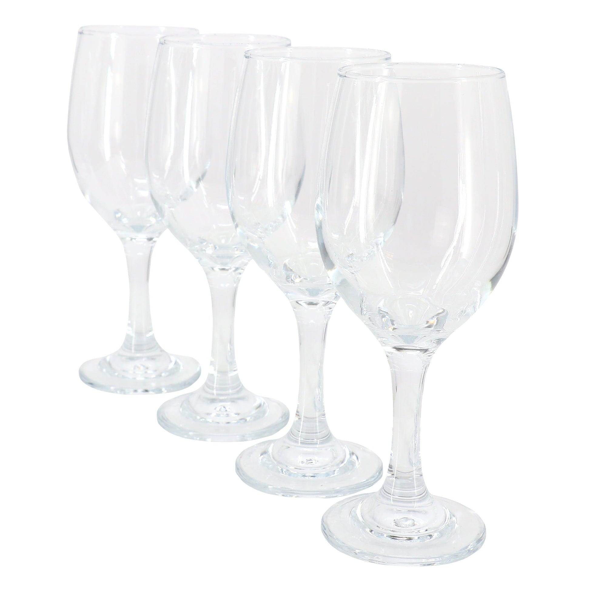 Gibson Home Belinni 4 Piece 14.2 Ounce Classic Wine Glass Set W2B