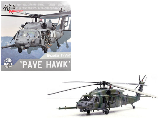 Sikorsky HH-60G Pave Hawk Helicopter "23689 512th RQS 58 OG 58 SOW Kirtland AFB NM" United States Air Force 1/72 Diecast Model by Panzerkampf Panzerkampf
