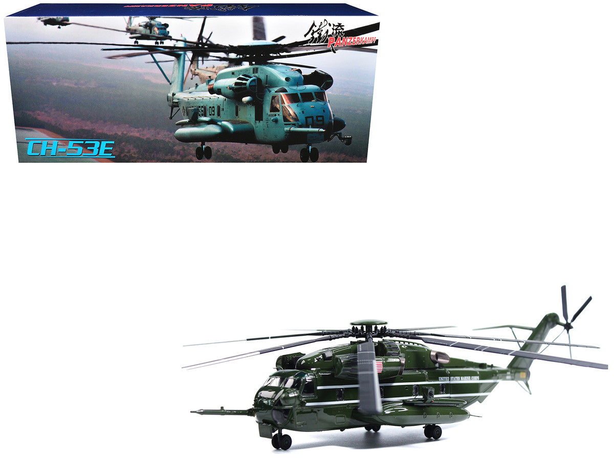 Sikorsky CH-53E Sea Stallion Helicopter #31 "HMX-1 Nighthawks MCAS Quantico VA" United States Marine Corps 1/72 Diecast Model by Panzerkampf Panzerkampf