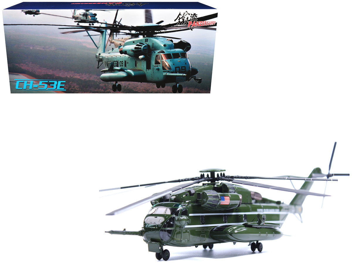 Sikorsky CH-53E Sea Stallion Helicopter #32 "HMX-1 Nighthawks MCAS Quantico VA" United States Marine Corps 1/72 Diecast Model by Panzerkampf Panzerkampf