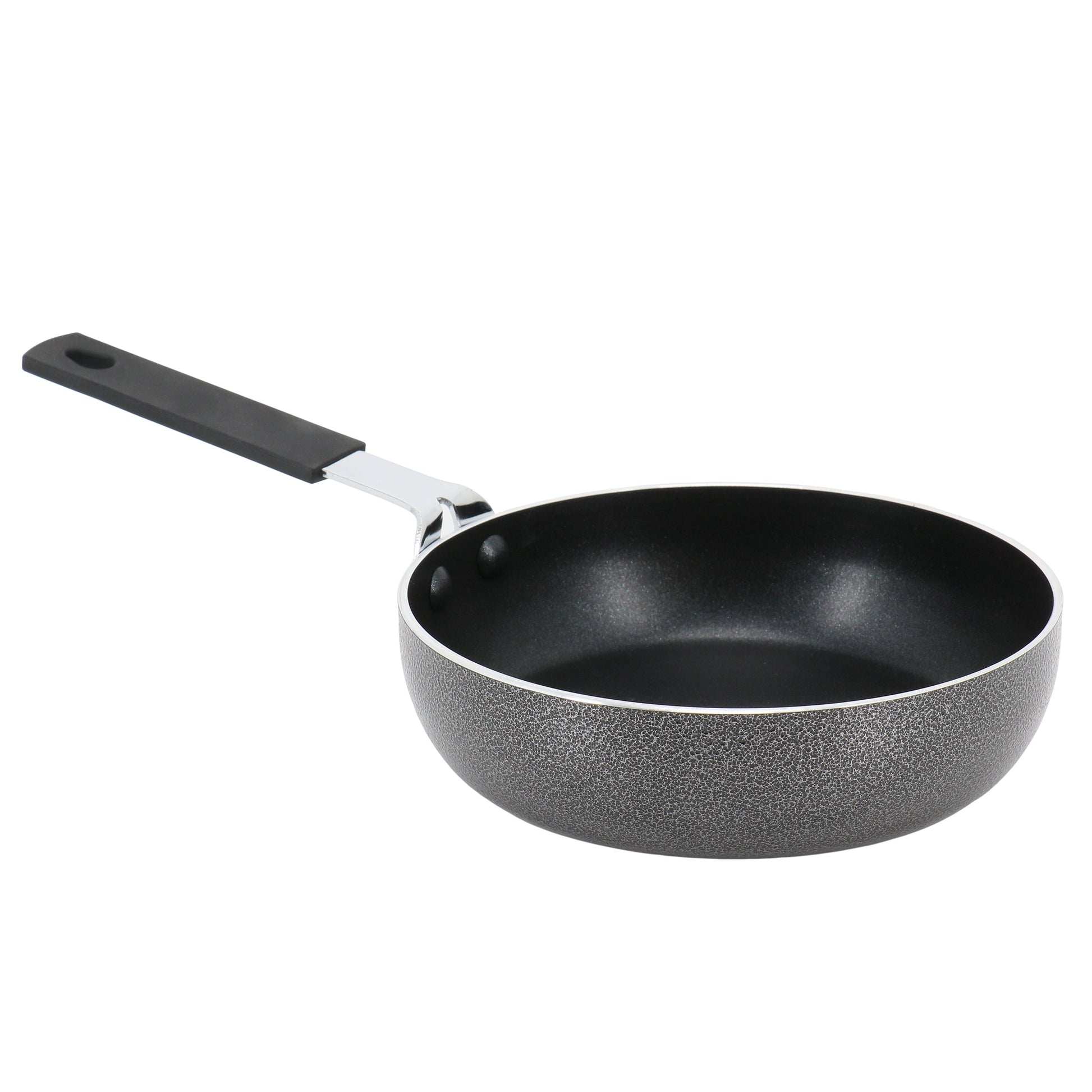 Oster Cambourne 6.5 Inch Aluminum Mini Frying Pan with Bakelite Handle in Black W2B