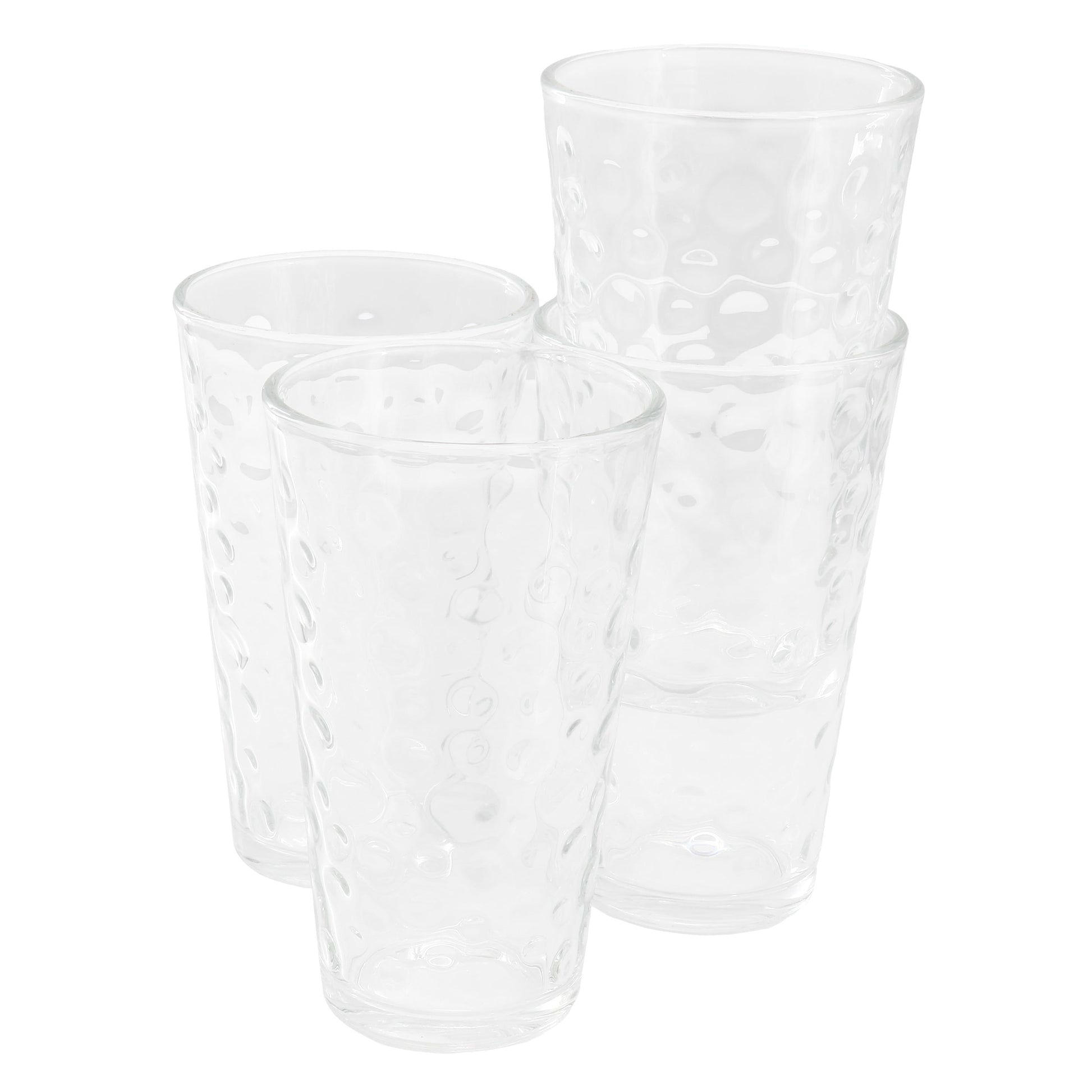 Gibson Home 4 Piece 16 Ounce Bubble Glass Tumbler Set W2B