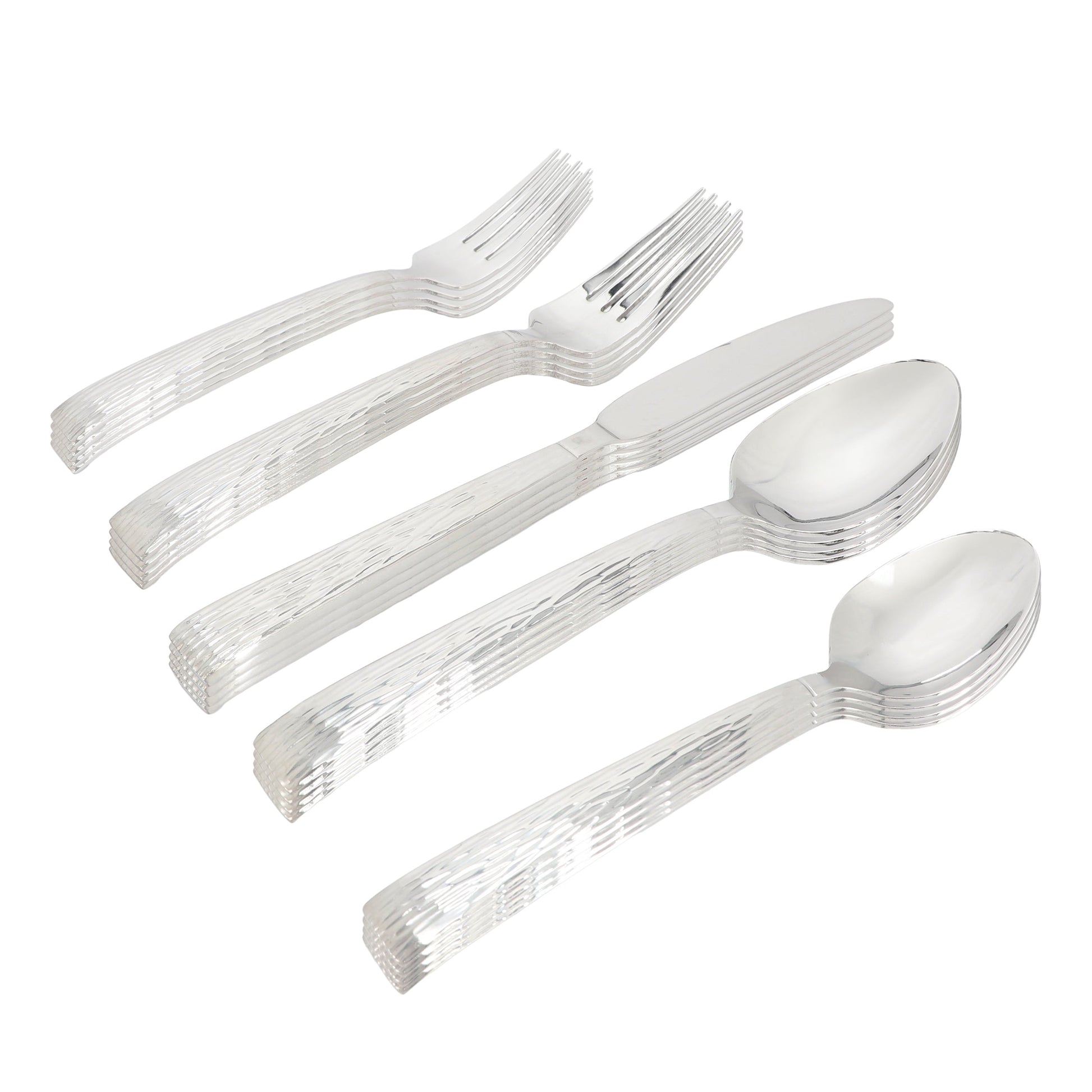 Gibson Home Cowper 20 Piece Stainless Steel Flatware Set in Silver W2B