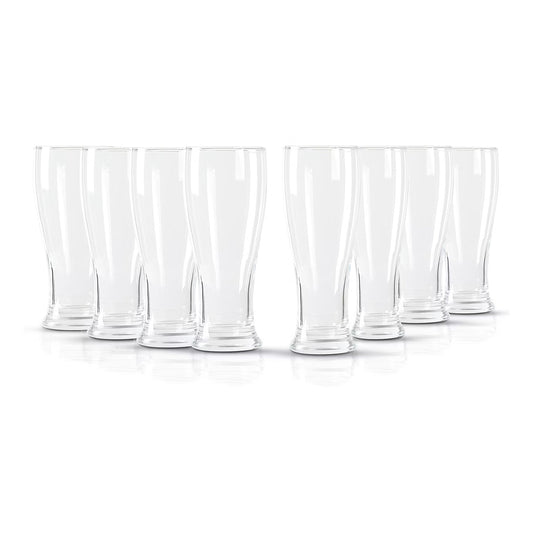 Gibson Home Callum 8 Piece 15.6 Ounce Tall Pub Glass Set in Clear W2B