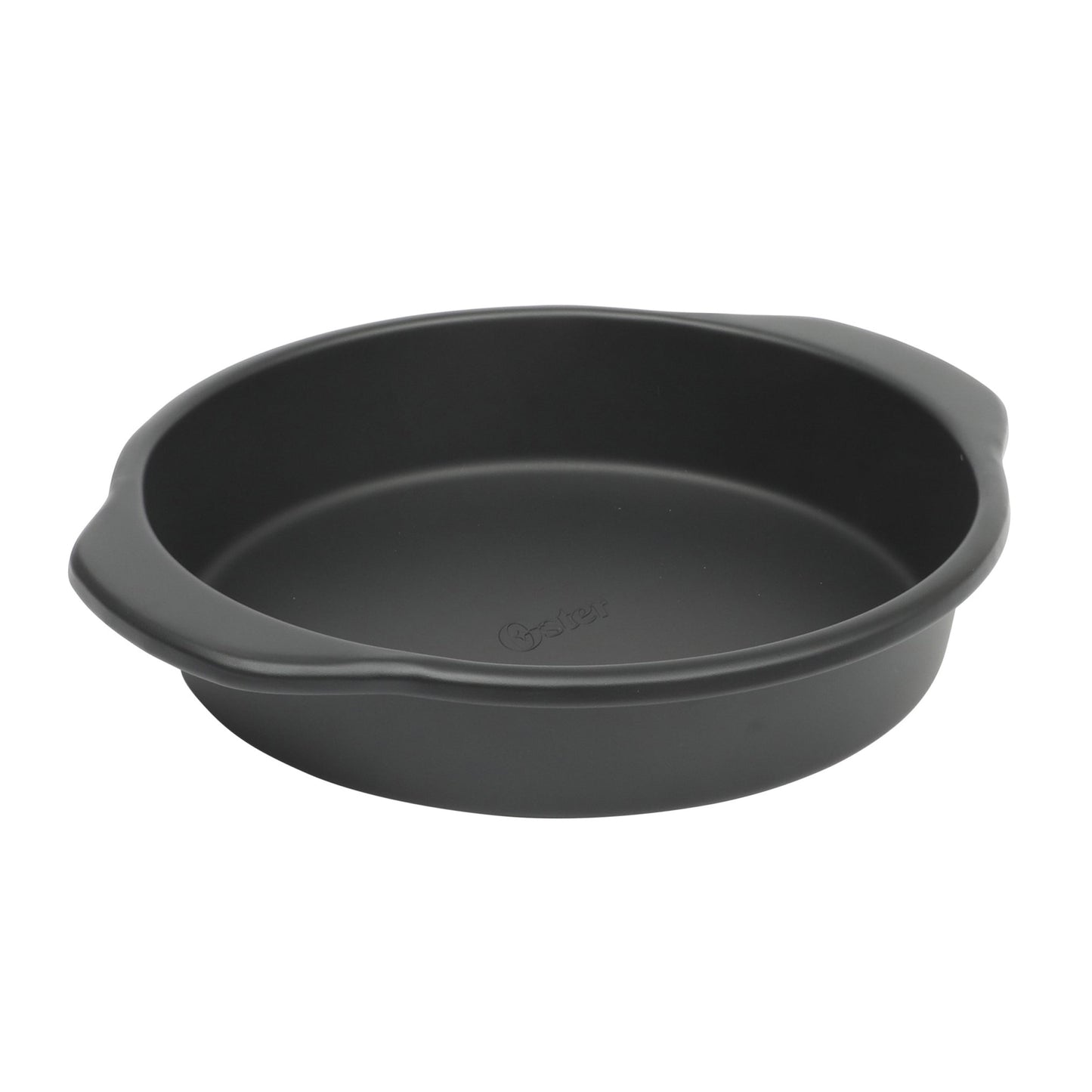Oster Teston Platinum Collection 9 Inch Nonstick Carbon Steel Cake Pan in Matte Black W2B