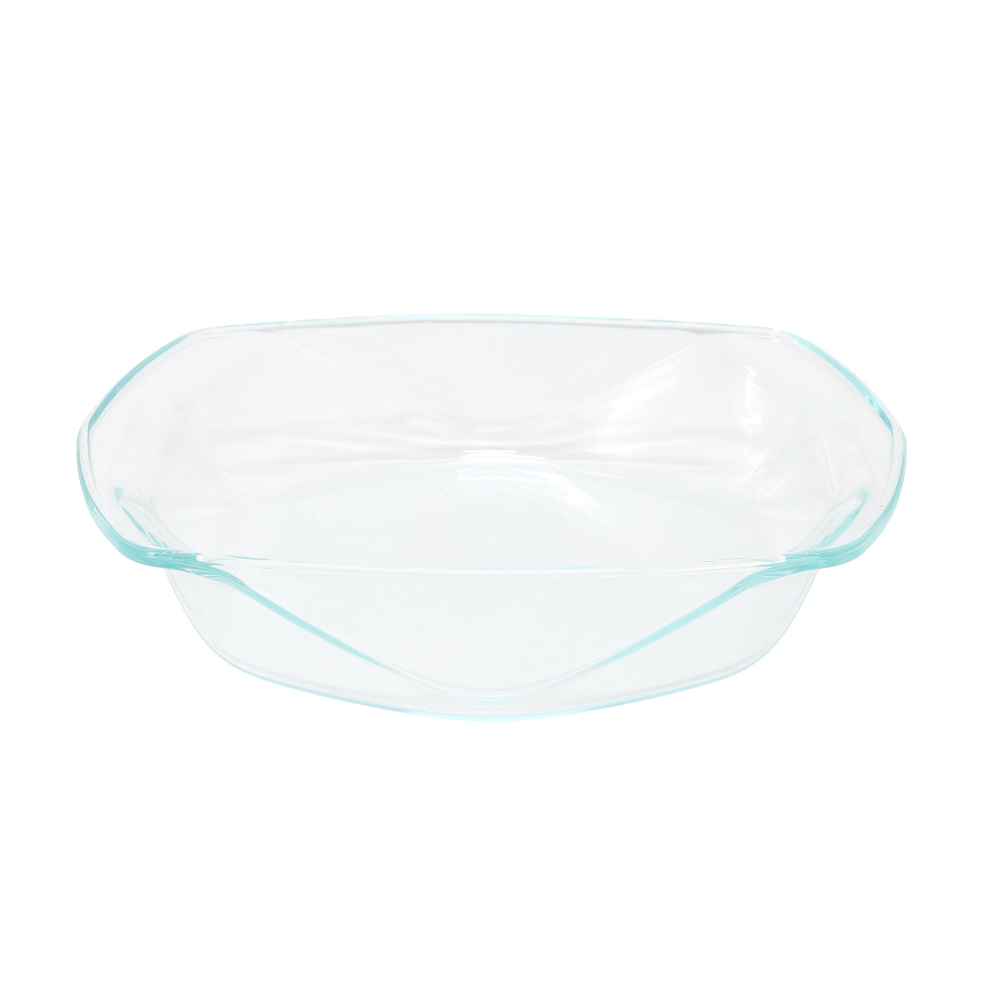 Soho Lounge Carnegie Hill 12 inch x 10 Inch x 2.6 Inch Tempered Glass Roaster Pan with Built-in Handles W2B