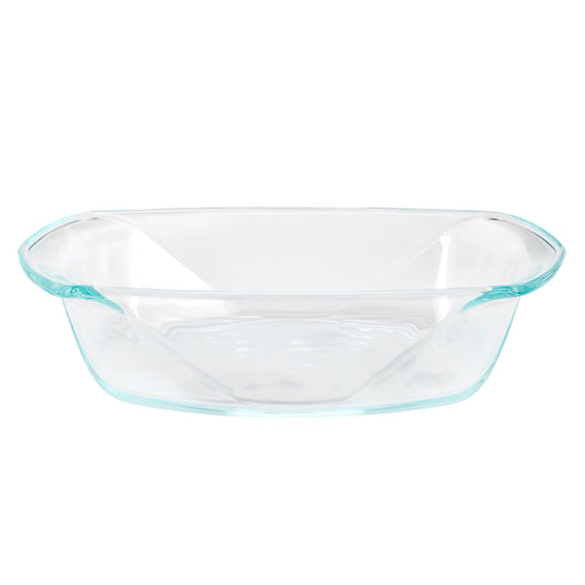 Soho Lounge Carnegie Hill 12.6 inch x 8.3 Inch x 2.8 Inch Tempered Glass Lasagna Pan with Built-in Handles W2B