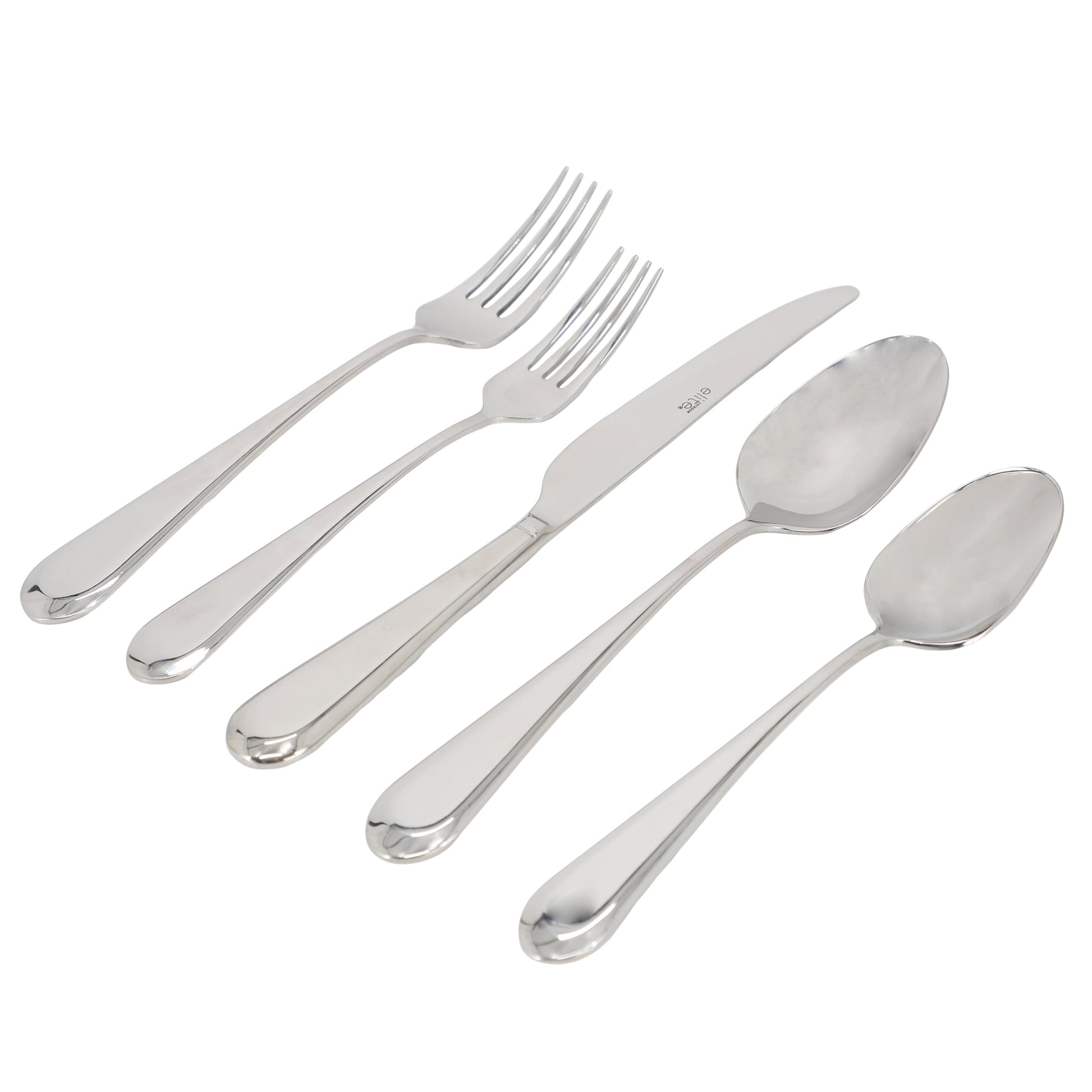 Gibson Elite Claudine 20 Piece Stainless Steel Flatware Set in Silver W2B