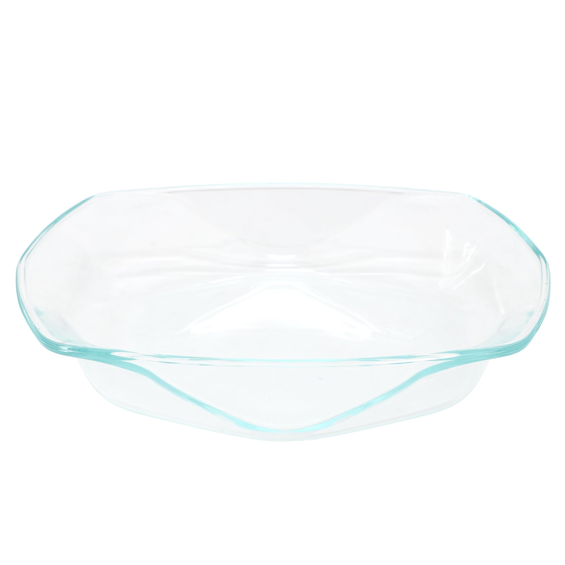 Soho Lounge Carnegie Hill 14 inch x 12 Inch x 2.8 Inch Tempered Glass Baking Pan with Built-in Handles W2B