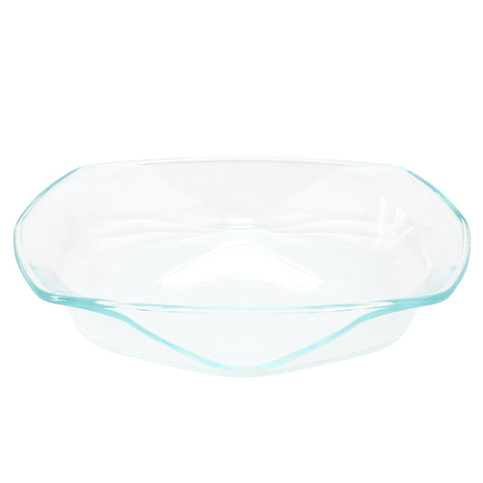 Soho Lounge Carnegie Hill 14 inch x 12 Inch x 2.8 Inch Tempered Glass Baking Pan with Built-in Handles W2B
