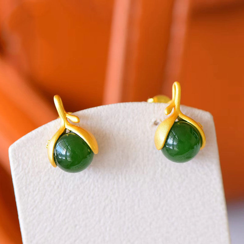 Delicate Dainty And Minimalist Flower Bud Earrings Best YouTube Store