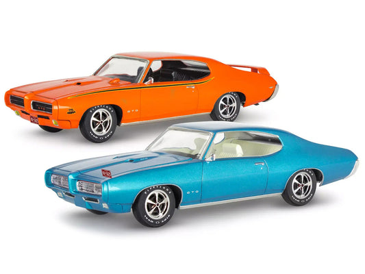 Level 4 Model Kit 1969 Pontiac GTO 2-in-1 Kit 1/24 Scale Model by Revell Revell