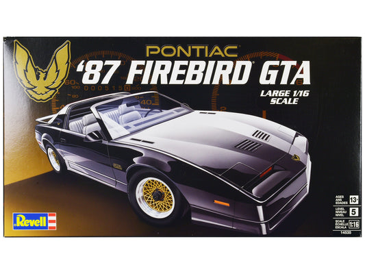 Level 5 Model Kit 1987 Pontiac Firebird GTA 1/16 Scale Model by Revell