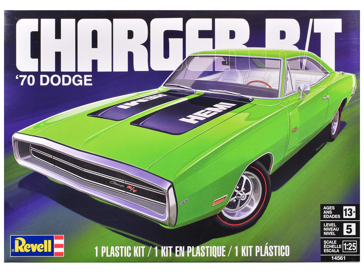 Level 5 Model Kit 1970 Dodge Charger R/T 1/25 Scale Model by Revell Revell