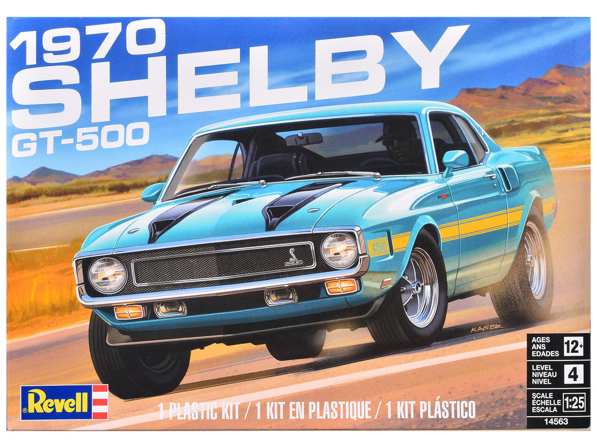 Level 4 Model Kit 1970 Shelby GT-500 1/25 Scale Model by Revell Revell