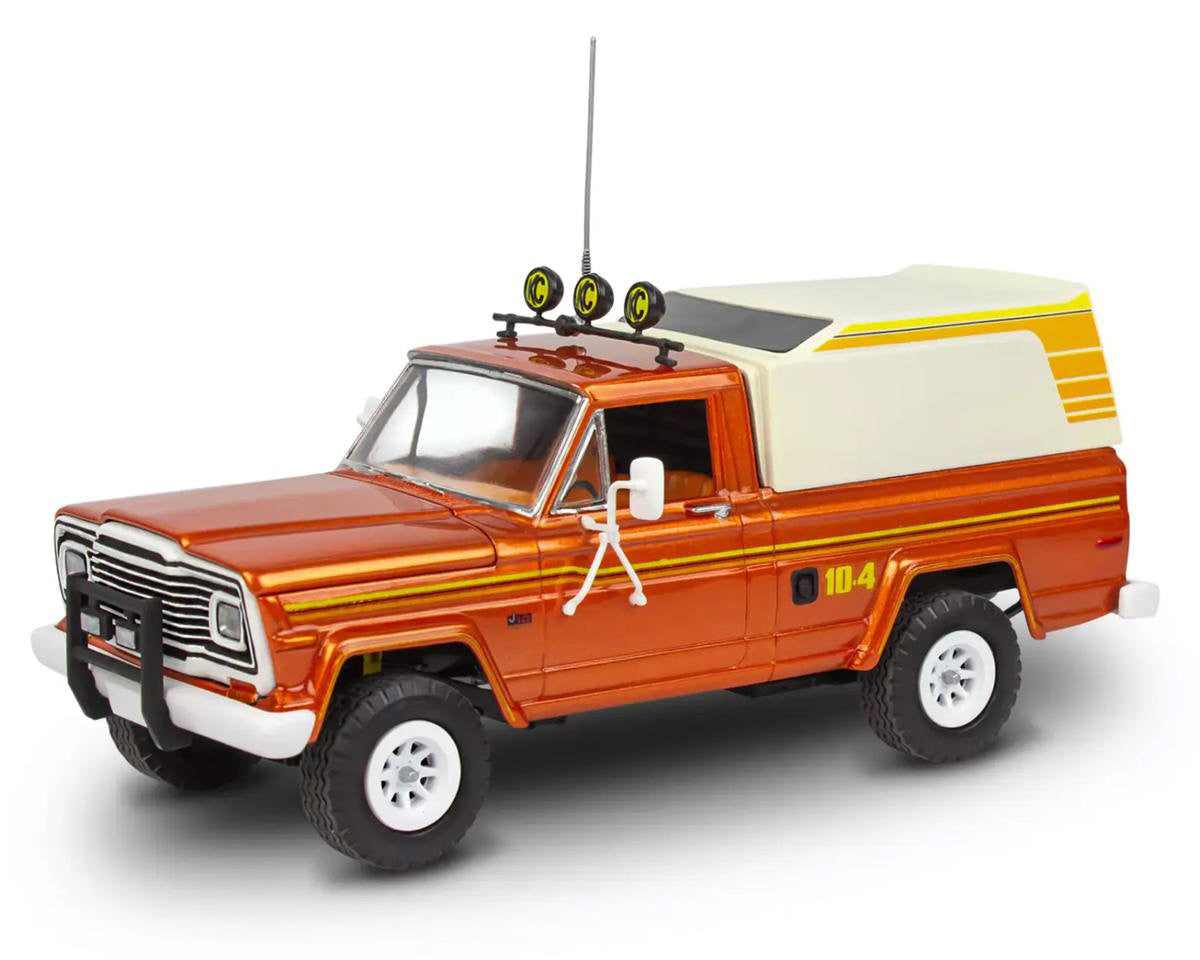 Level 4 Model Kit 1979 Jeep J-10 Pickup Truck with Camper Top 1/24 Scale Model by Revell Revell