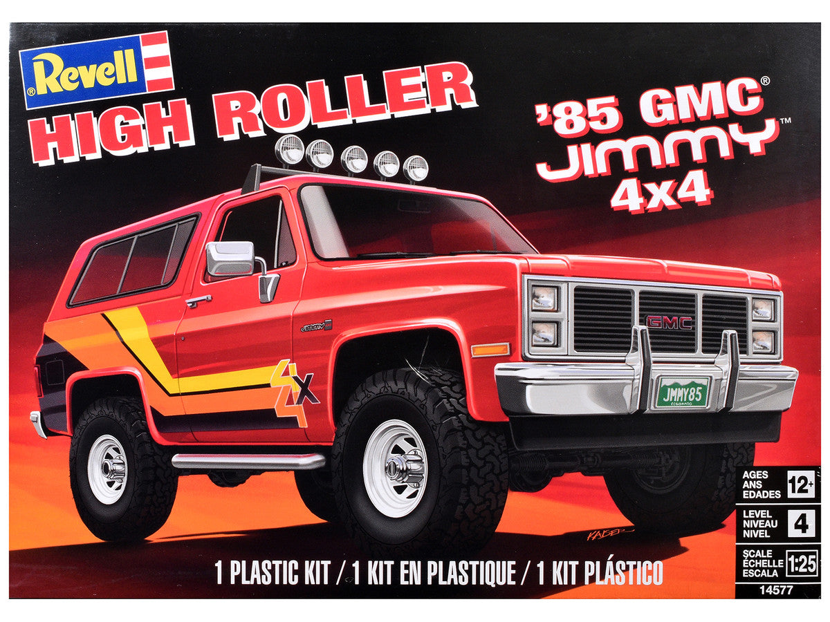 Level 4 Model Kit 1985 GMC Jimmy 4x4 "High Roller" 1/25 Scale Model by Revell Revell