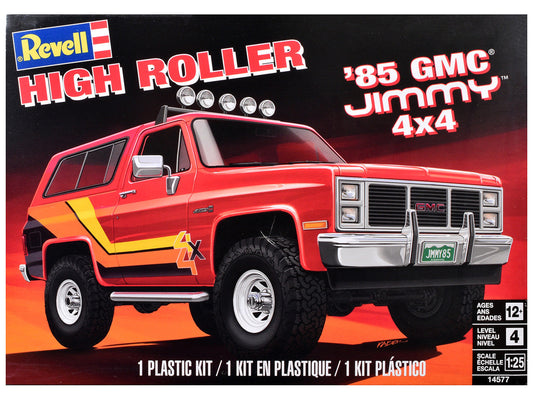 Level 4 Model Kit 1985 GMC Jimmy 4x4 "High Roller" 1/25 Scale Model by Revell Revell