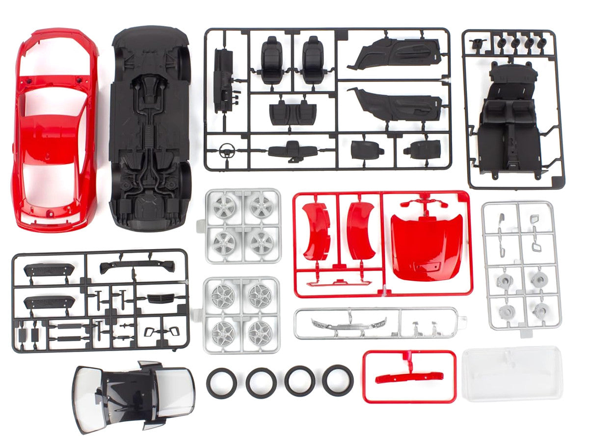 Level 3 Model Kit 2024 Ford Mustang GT 2-in-1 Kit (Level 3 Click System) 1/25 Scale Model by Revell Revell