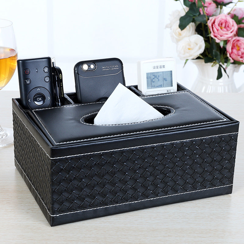 Multifunctional leather tissue box Best YouTube Store