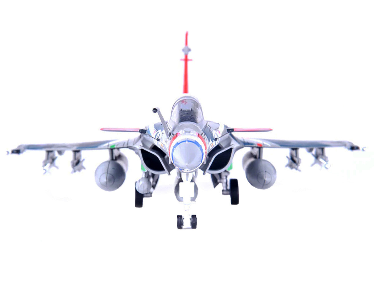 Dassault Rafale C Fighter Jet "Regiment de Chasse 2/30 Normandie-Niemen" 75th Anniversary Edition with Missile Accessories "Panzerkampf Wing" Series 1/72 Scale Model by Panzerkampf-2