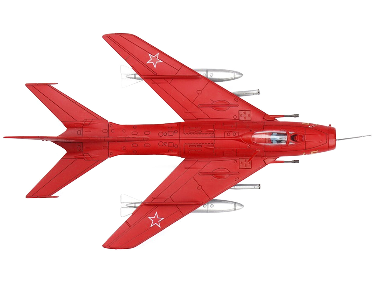 Mikoyan-Gurevich MiG-19S Farmer C Fighter Aircraft "Yellow 45" "VVS Display Team Soviet Air Force Kubinka Air Base" (1960) "Wing" Series  1/72 Diecast Model by Panzerkampf