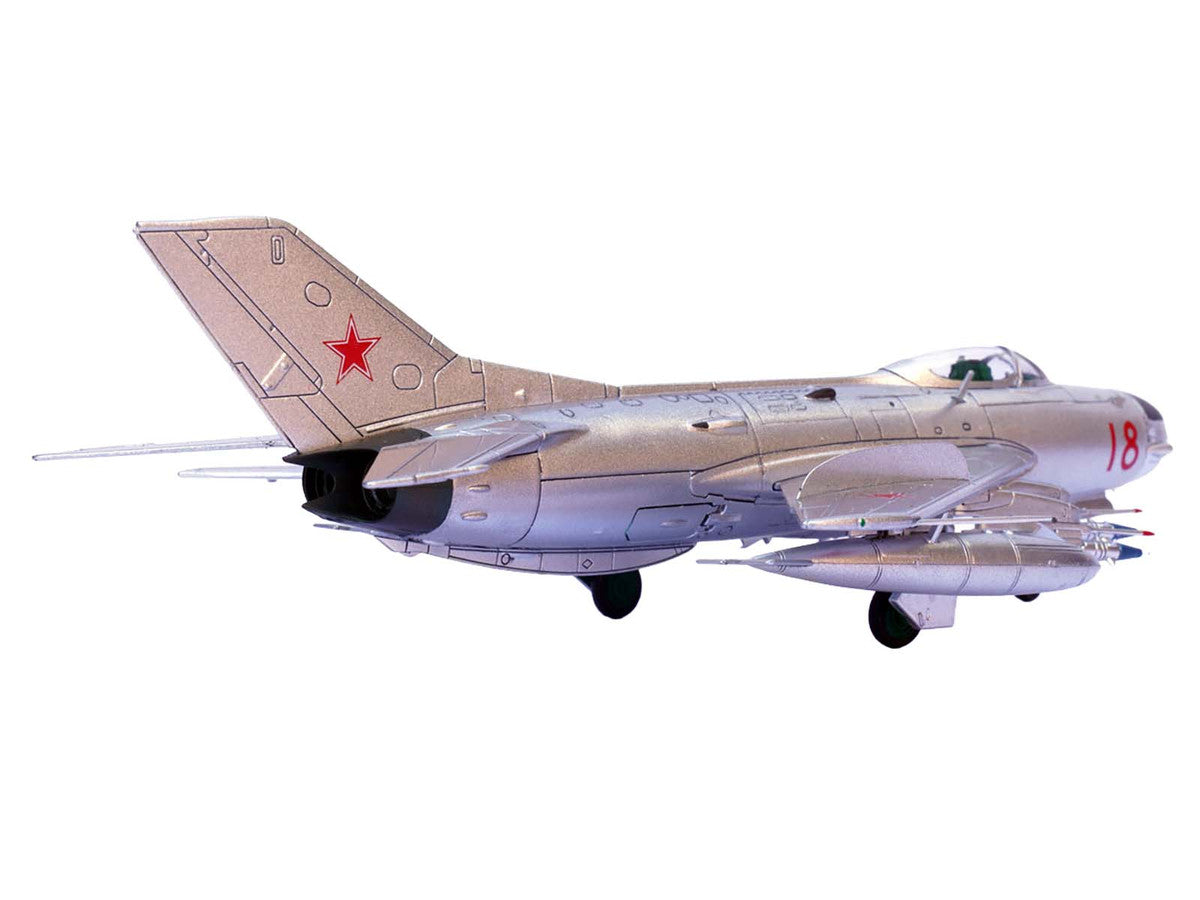 Mikoyan-Gurevich MiG-19PM Farmer-E Fighter Aircraft "Red 18" Soviet Air Force 1/72 Diecast Model by Panzerkampf Panzerkampf