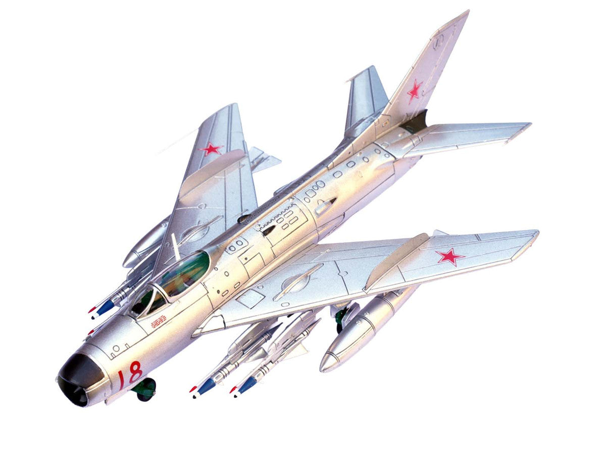 Mikoyan-Gurevich MiG-19PM Farmer-E Fighter Aircraft "Red 18" Soviet Air Force 1/72 Diecast Model by Panzerkampf Panzerkampf