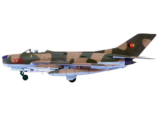 Mikoyan-Gurevich MiG-19PM Farmer-E Fighter Aircraft "Red 335" East German Air Force 1/72 Diecast Model by Panzerkampf-1