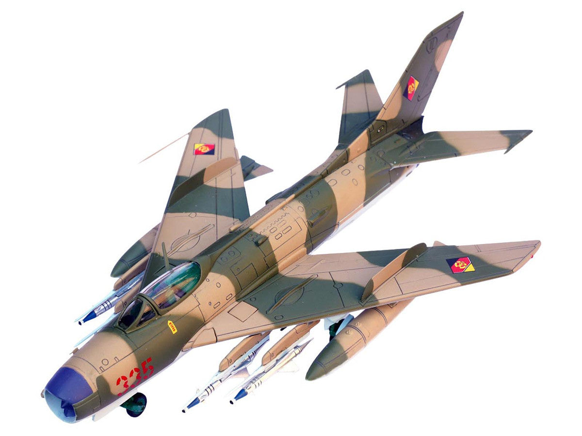 Mikoyan-Gurevich MiG-19PM Farmer-E Fighter Aircraft "Red 335" East German Air Force 1/72 Diecast Model by Panzerkampf-2