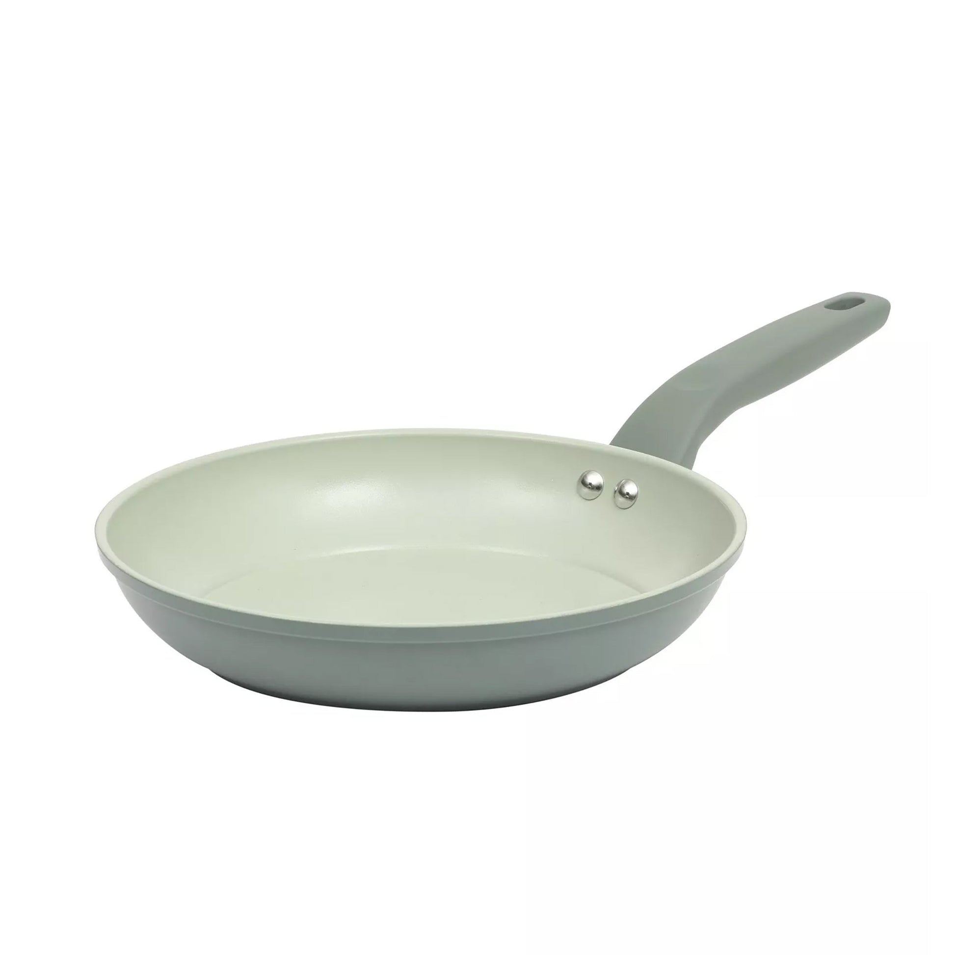 Gibson Home Barnsdall 10 Inch Nonstick Aluminum Frying Pan in Sage Green W2B