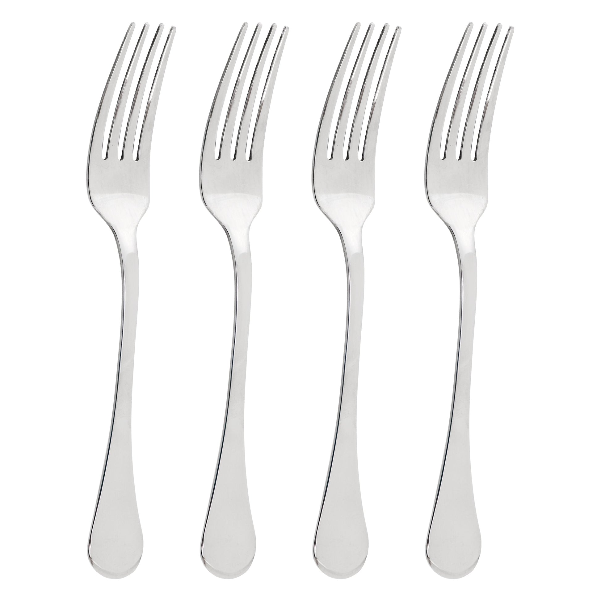 Gibson Home Manchester 4 Piece Stainless Steel Dinner Fork Set W2B