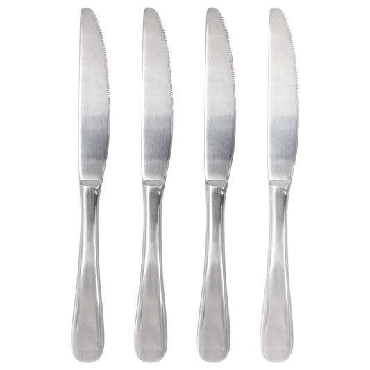 Gibson Home Manchester 4 Piece Stainless Steel Dinner Knife Set W2B
