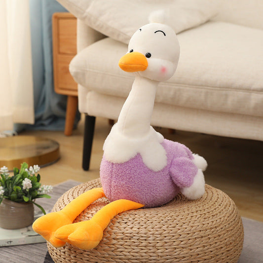 A Girl's Heart Flamingo Plush Toy Ugly Cute Duck Doll CJD