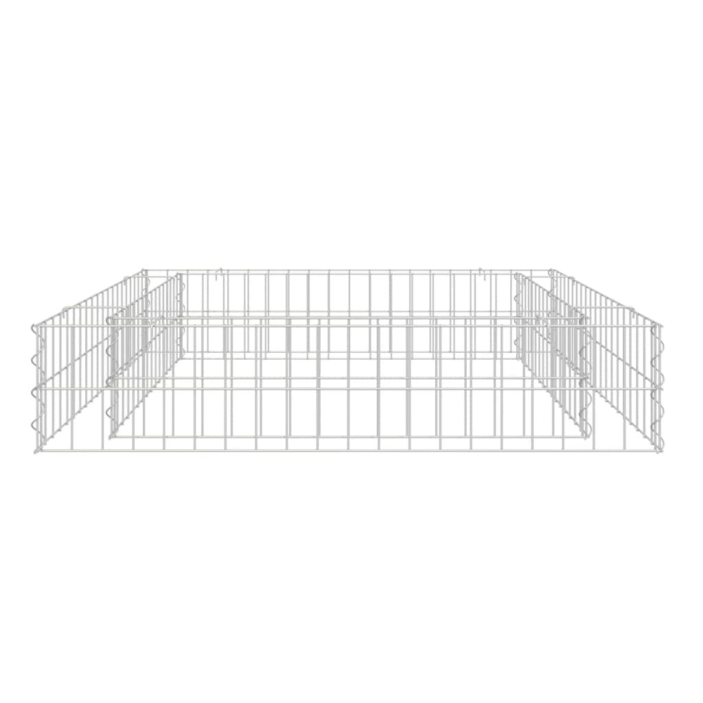 Gabion Raised Bed Galvanized Steel 39.4"x39.4"x7.9" W2B