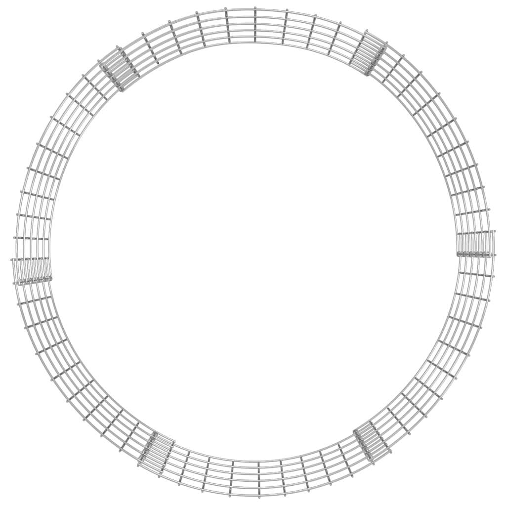Circular Gabion Pole Galvanized Steel 39.4"x19.7 W2B