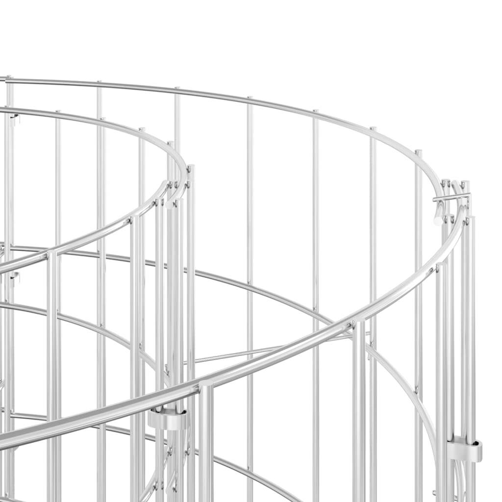 Circular Gabion Pole Galvanized Steel 39.4"x19.7 W2B