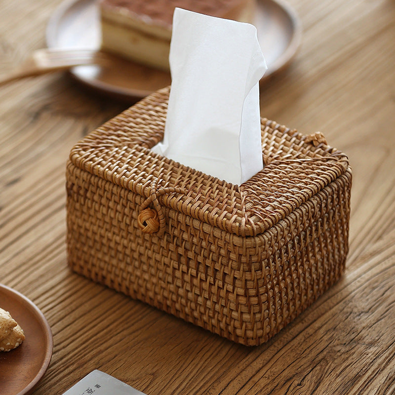 Handmade rattan tissue box Best YouTube Store