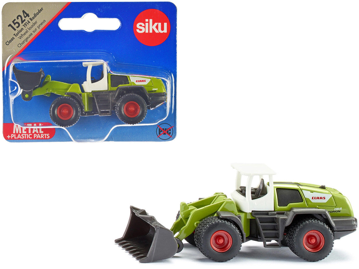 Claas Torion 1914 Wheel Loader Green with White Top Diecast Model by Siku SIKU