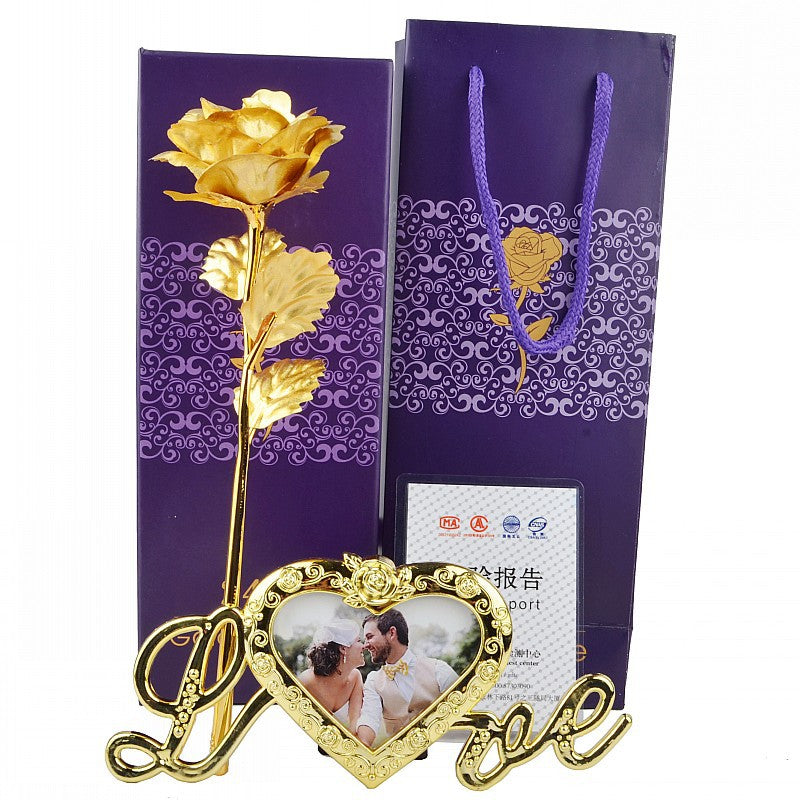 Golden Rose Valentine's Day Gift CJD