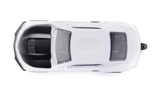 Chevrolet Camaro White with Black Hood Diecast Model Car by Siku-1