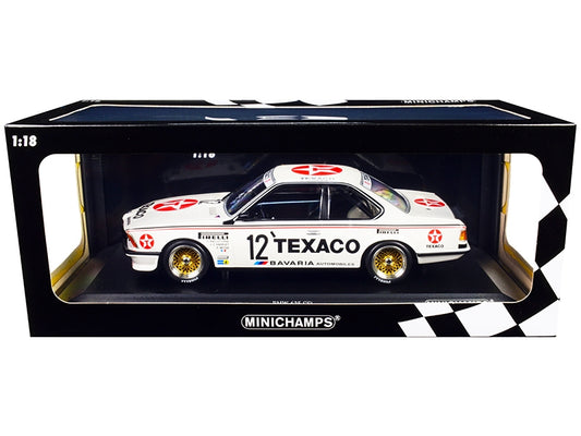 BMW 635 CSi #12 C. Ballot-Lena - R. Metge - J. C. Andruet "Texaco" 24H of Spa (1985) Limited Edition to 300 pieces Worldwide 1/18 Diecast Model Car by Minichamps