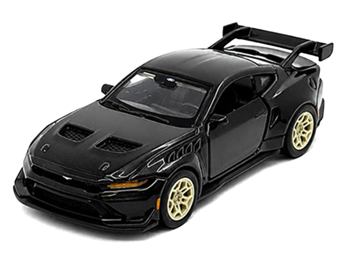 2025 Ford Mustang GTD Black Metallic "Speed Icons" Series 1/64 Diecast Model Car by Maisto Maisto