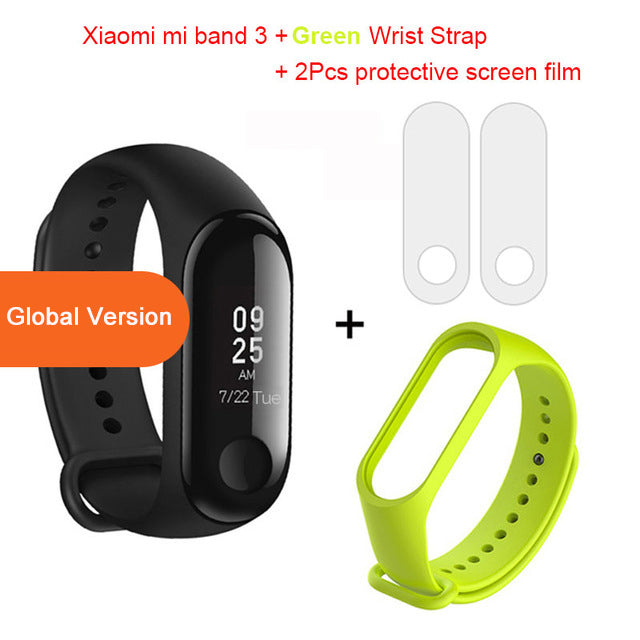 Global Version Xiaomi mi band 3 Fitness Tracker Smart Bracelet 0.78 OLED Touch Screen 50M Waterproof miband 3 Xiomi band 3 Best YouTube Store