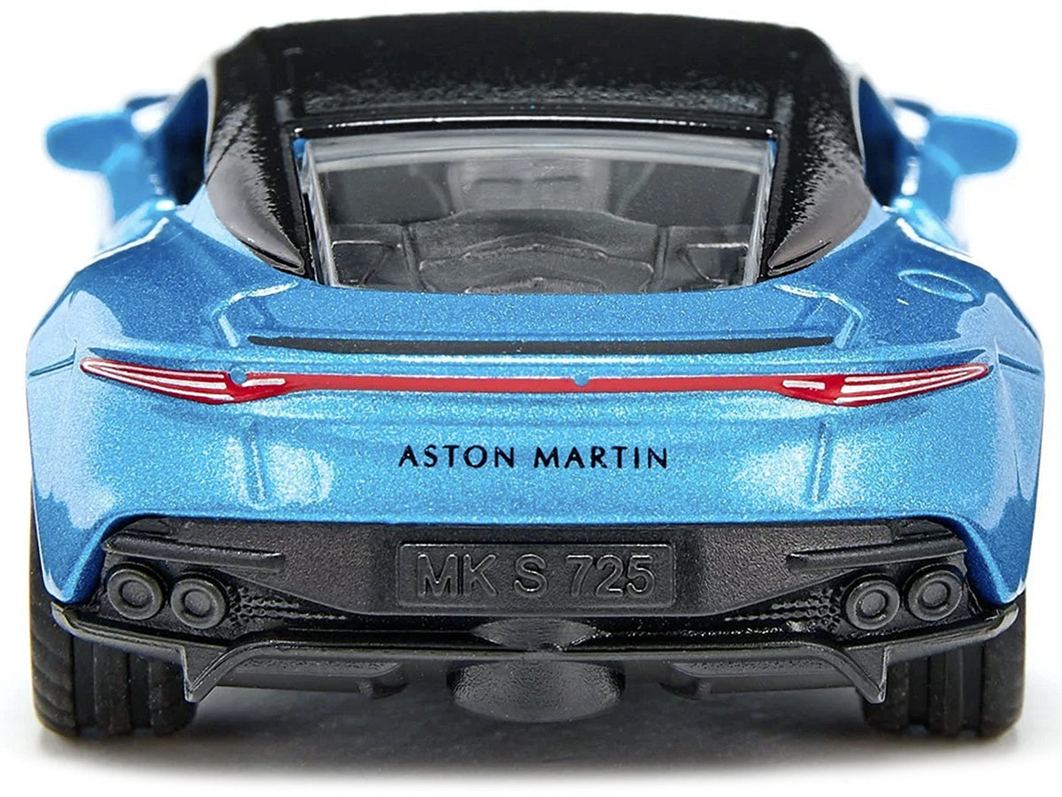 Aston Martin DBS Superleggera Blue Metallic with Black Top Diecast Model Car by Siku W2B